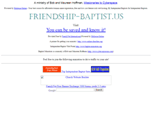 Tablet Screenshot of friendship-baptist.us